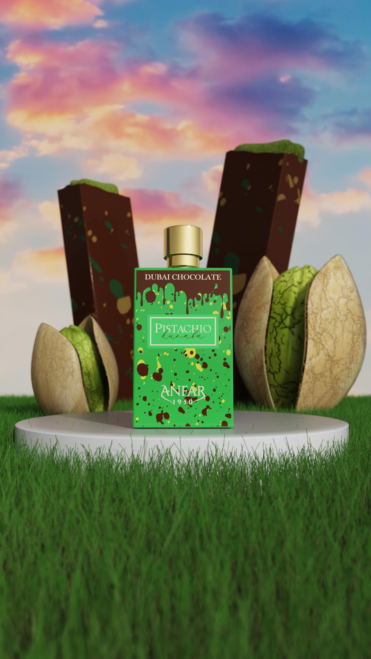 Dubai Chocolate Pistachio Kunafa EDP Anfar (Anfar 1950) 80ml